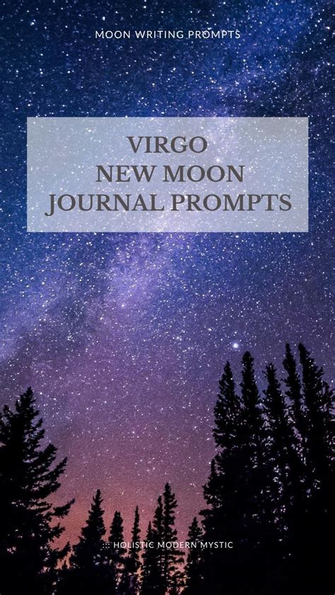 Virgo New Moon Journal Prompts