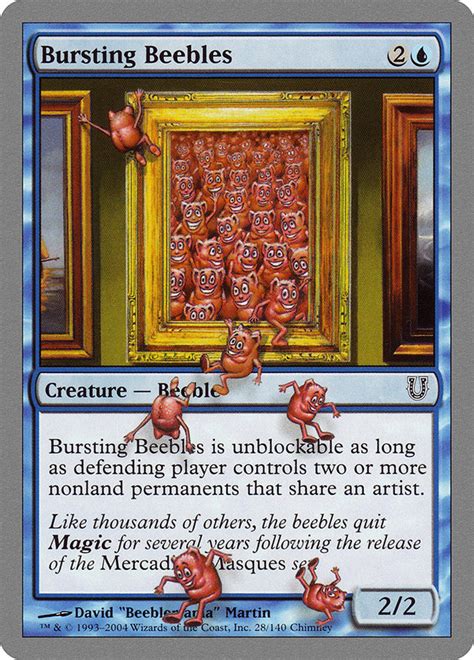 Bursting Beebles · Unhinged Unh 28 · Scryfall Magic The Gathering