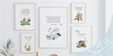 World Poetry Day Quotes Posters Pack Twinkl Art Gallery