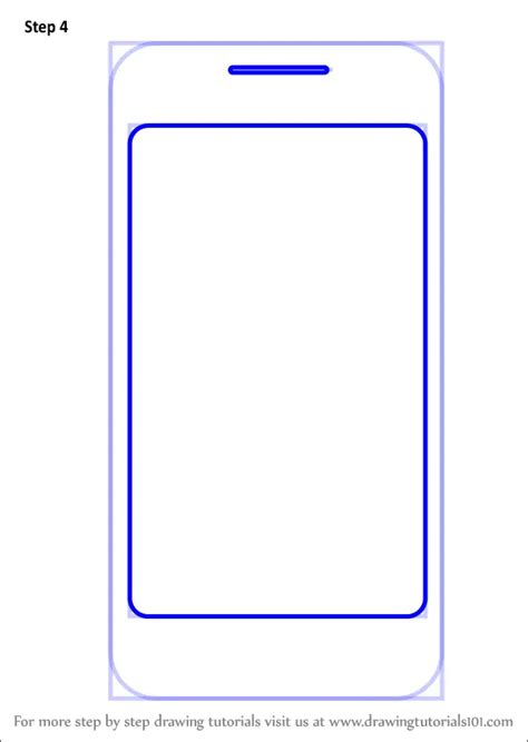 How to Draw a Smartphone for Kids (Objects) Step by Step ...