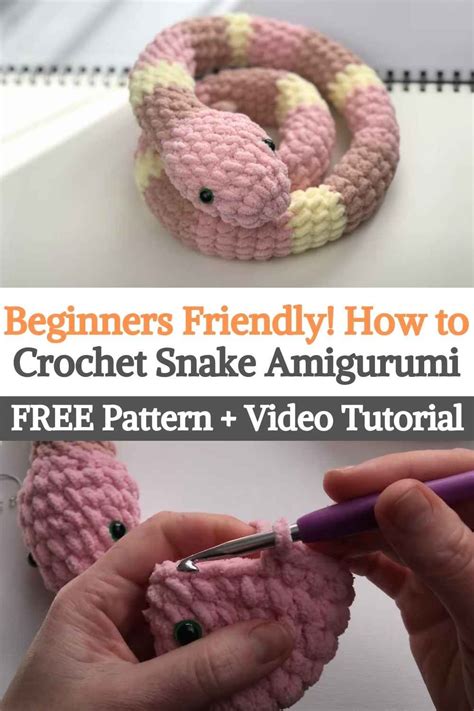 Today We Will Learn How To Make An Amigurumi Snake The Best Thing