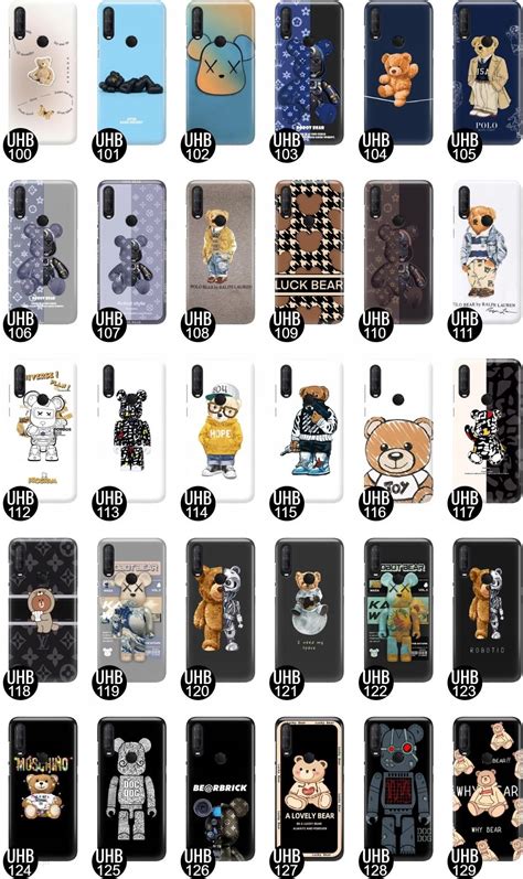 Etui do Alcatel 1S 2020 Case Miś Bearbrick Wzory Etui na telefon