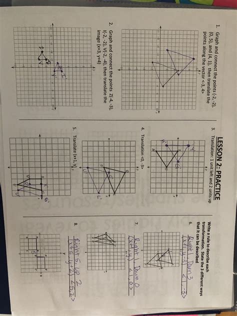 Sequence Of Transformations Worksheet