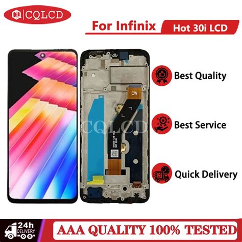 For Infinix Hot I LCD X With Frame Display Touch Screen Assembly Replacement Shopee