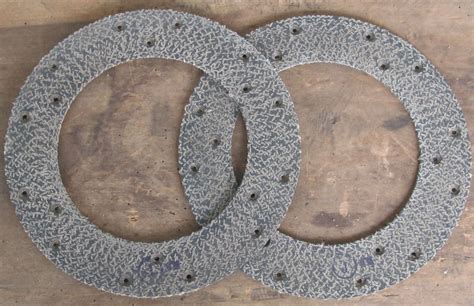 NOS 1936 1939 GMC Chevrolet Truck CLUTCH DISC FACINGS Pair 10 3 4 7