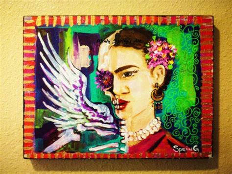 Day Of The Dead Frida Kahlo 9x12 Original By Windyspringsart 7500