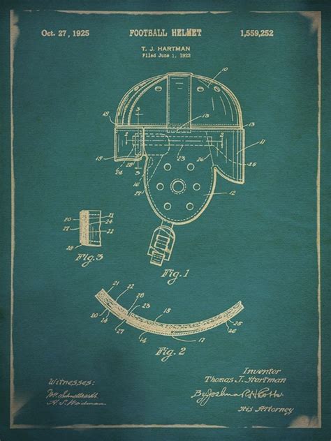 Somerset House - Images. VINTAGE FOOTBALL HELMET PATENT BLUE