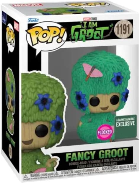 Funko Pop Marvel I Am Groot Groot Marie Hair Fl Exc