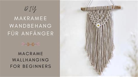 Diy Makramee Wandbehang Klassisch F R Anf Nger Macrame Wallhanging