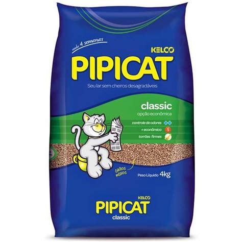 Areia Sanitária Kelco Pipicat Classic 4kg PET SHOP