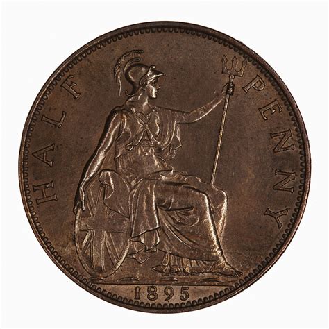 Coin Halfpenny Queen Victoria Great Britain