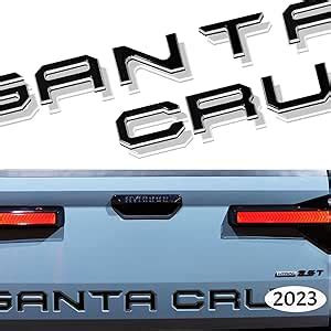 Amazon Tailgate Insert Letters Compatible For Santa Cruz