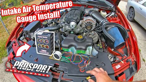 How To Install A Intake Air Temperature Gauge In Your Car Prosport