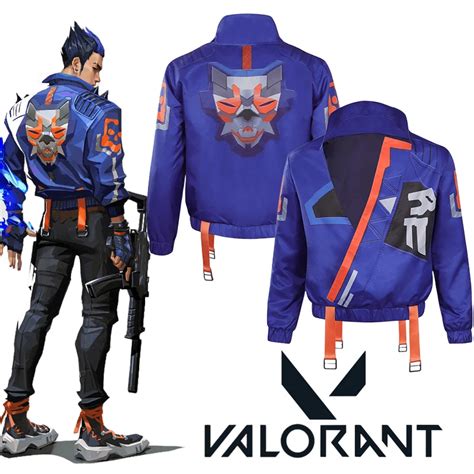 Yoru Cosplay Jacket Game Valorant Yoru Cosplay Costumes Blue Adult Tops