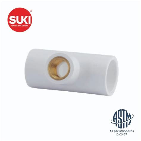 SUKI UPVC Reducer Brass Tee At 52 1 Piece In Hyderabad ID 22943733991