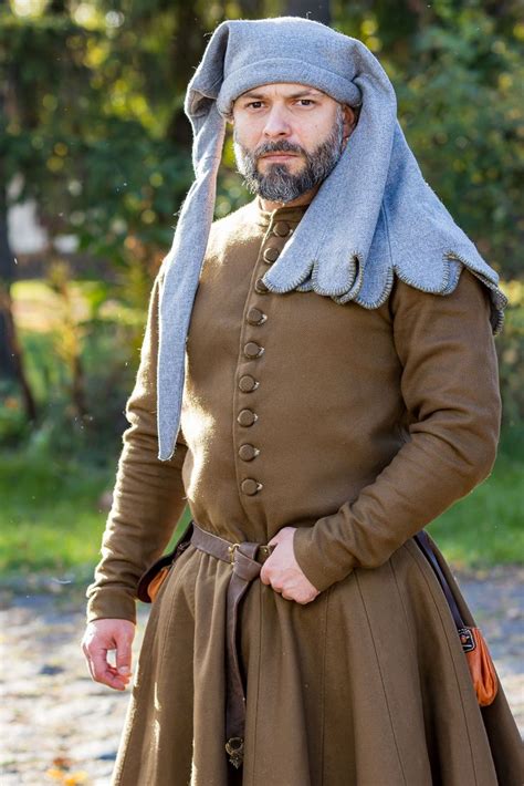 Medieval Woolen Chaperone 13th 15th Century Chaperon Hood Historical