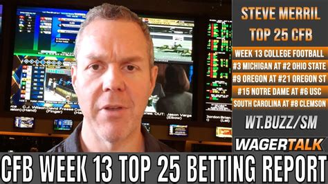 College Football Week 13 Picks And Odds Top 25 College Football