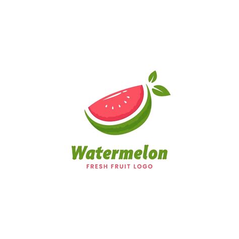 Premium Vector Fresh Slice Watermelon Logo Icon Template