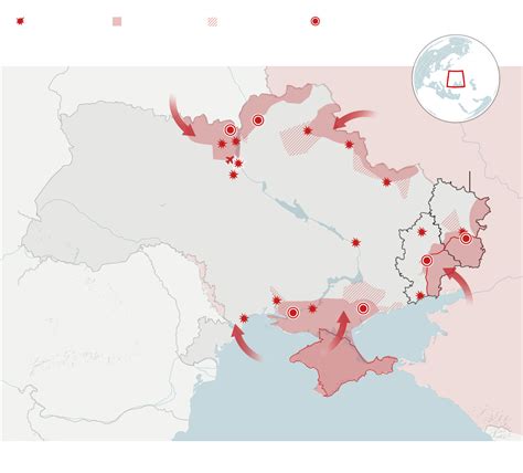 Un Mes De Invasión El Mapa De La Guerra Entre Rusia Y Ucrania El Correo