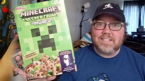 Minecraft Creeper Crunch Cereal Taste Test Youtube