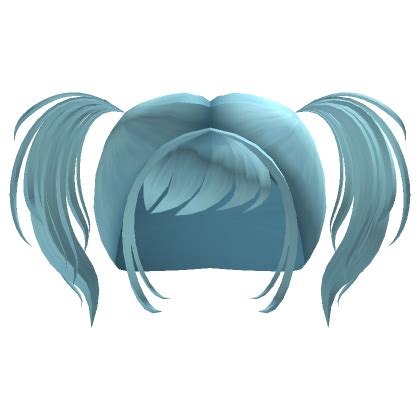 Y2K Popular Pigtails Light Blue Roblox Item Rolimon S