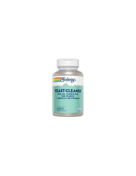 Solaray Yeast Cleanse 90 Cápsulas