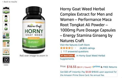 Horny Goat Weed By Natures Craft Reviews The Truth Behind The Label