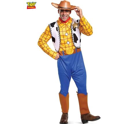 Disfraz de Woody Disney Pixar Toy Story 4 clásico para hombre