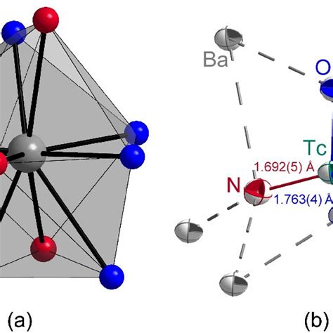 A Coordination Geometry Around The Barium Cation And B Ellipsoid