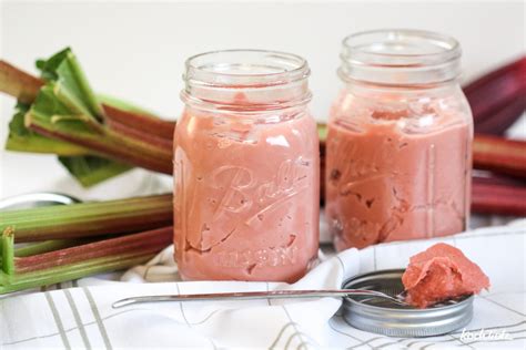 Rhubarb Curd Rhabarbercreme Ohne Eier Ohne Milchprodukte Vegan