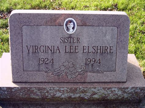 Virginia Lee Elshire 1924 1994 Find A Grave Memorial