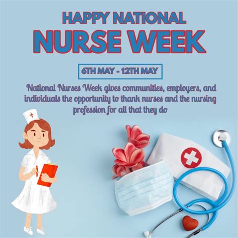 Nurse Week Instagram Post Template Postermywall