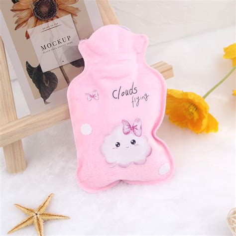 Plush Cartoon Hot Water Bottle Anti Scald Warm Bag Hand Warmer Bag Female Belly Dysmenorrhea