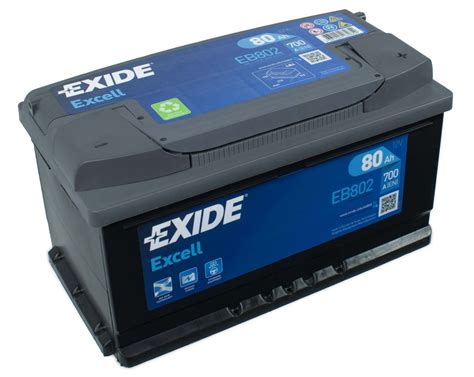 Exide Excell EB802 80Ah 12V Autobatterie Starterbatterie EBay