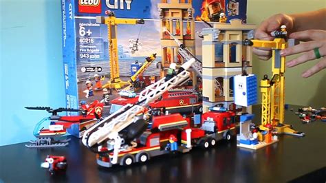 Lego City 60216 City Fire Downtown Brigade Speed Build Youtube