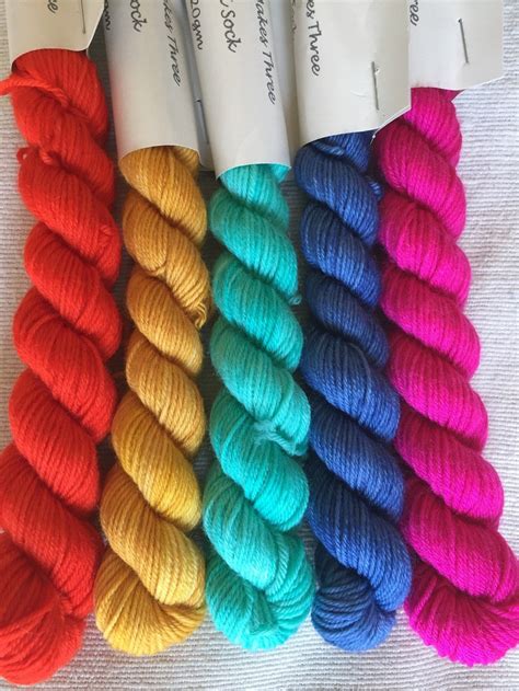 Mini Skeins Merino Ply Hand Dyed Grams Etsy Australia