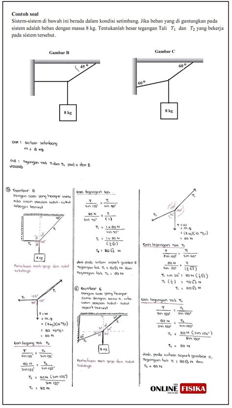 Soal Dan Pembahasan Materi Tentang Kesetimbangan Benda Tegar Kelas X