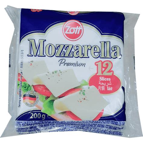 Zott Mozzarella Cheese Slices | 200g | Cheese | Walter Mart