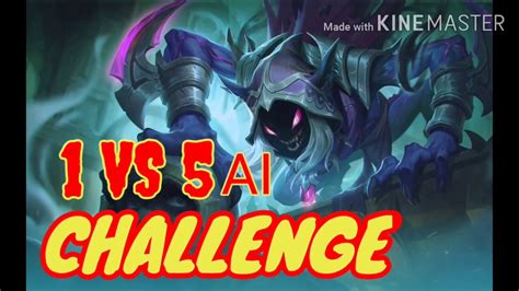 100 Kills Challenge 1 Vs 5 Ai Youtube