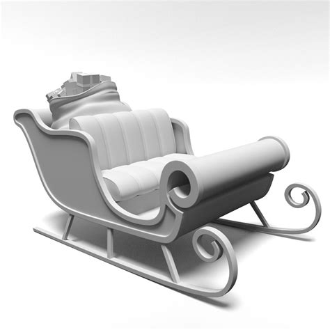 Santa Sleigh 3D Model $25 - .3ds .blend .dae .fbx .max .obj - Free3D