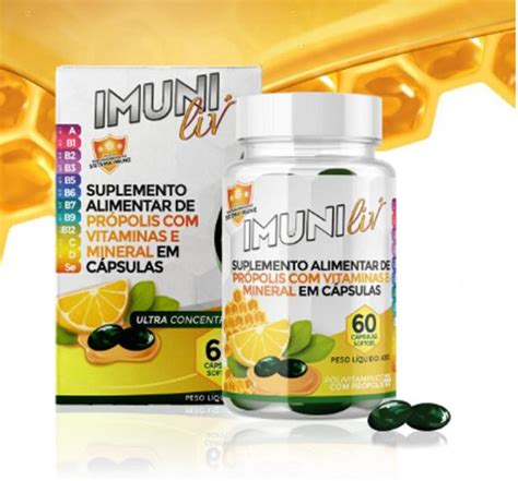 Imuni Liv Tratamento Para Imunidade Aliv Nature Vitaminas A Z