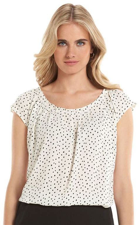 Lauren Conrad Women S Pleated Top Tops Pleat Top Lauren Conrad