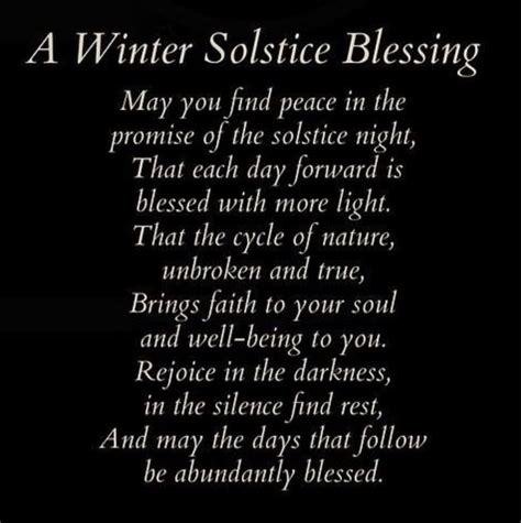 A Winter Solstice Blessing