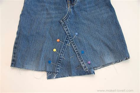 Turns Jeans Into Skirts How To Make Diy Skirts Out Of Denim In 2023 Turn Jeans Into Skirt