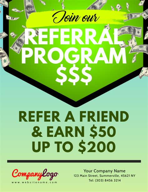 Referral Program Flyer Template Postermywall