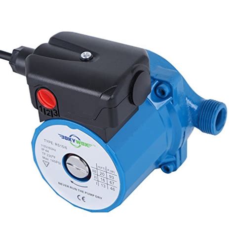 BOKYWOX V Circulation Pump Speed Hot Water Circulating Pump RS Blue