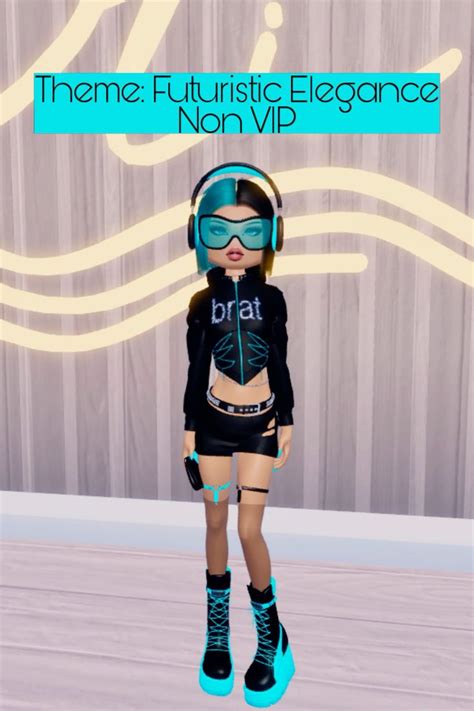 Dress To Impress Theme Futuristic Elegance Outfit Non Vip In