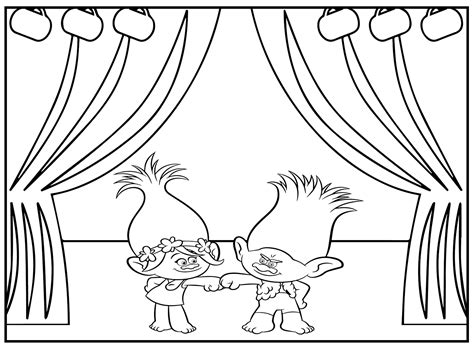 18 Trolls World Tour Coloring Pages