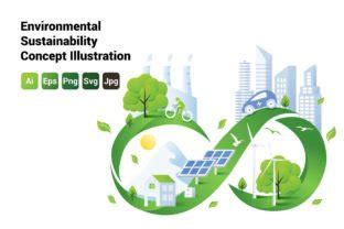 Environmental Sustainability Concept Graphic By Innni Creative Fabrica