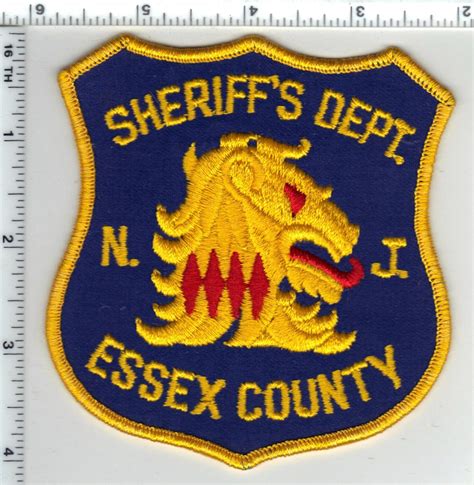 Essex County Sheriff S Dept New Jersey 1st Issue Right Shoulder Patch Ebay